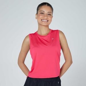 Camiseta Cropped Feminina para Treino 120 Rosa Cereja