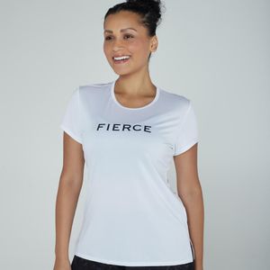Camiseta Feminina de Treino Essencial 120 Domyos Branca