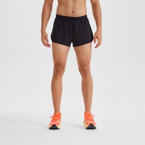 Shorts Masculino de Corrida Run 500 Comfort Split Kiprun Preto